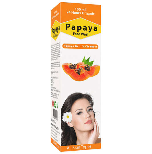 24 Hours Organic Papaya Face Wash (100ml Each)
box of 1 Pack