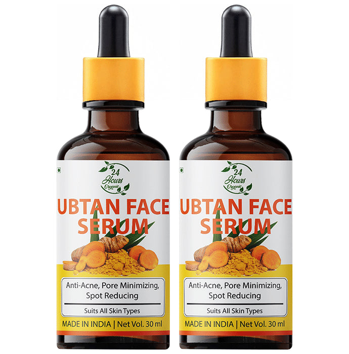 24 Hours Organic Ubtan Face Serum (30ml Each)
combo pack of 2 bottles