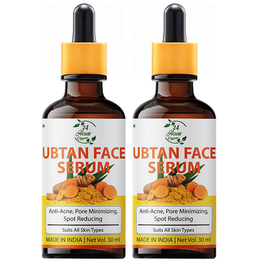 24 Hours Organic Ubtan Face Serum (30ml Each)
combo pack of 2 bottles