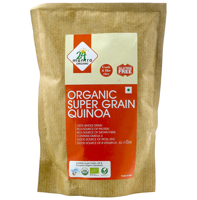 24 Mantra Organic Super Grain Quinoa Gluten Free
packet of 500 gm Pack