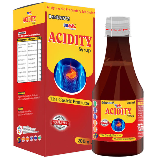 30M Acidity Syrup (200ml Each) Sugar Free
box of 1 Bottle