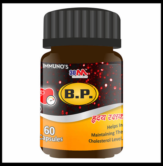 30M Immuno's B.P. Capsule
bottle of 60 capsules