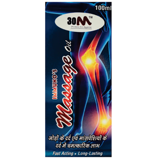 30M Immuno's Massage Oil (100ml Each)
combo pack of 3 bottles