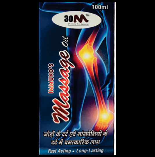 30M Immuno's Massage Oil (100ml Each)
combo pack of 5 bottles