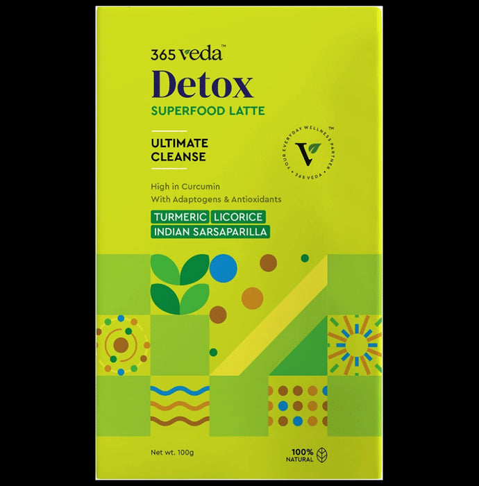 365 Veda Detox Superfood Latte
box of 100 gm Powder