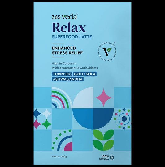 365 Veda Relax Superfood Latte
box of 100 gm Powder