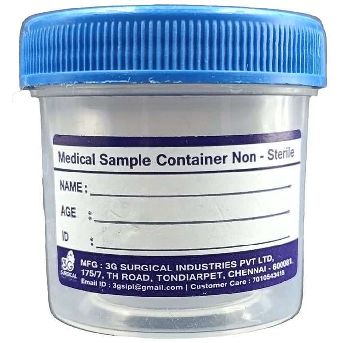 3G Surgical Urine Container Non Sterile
combo pack of 100 units