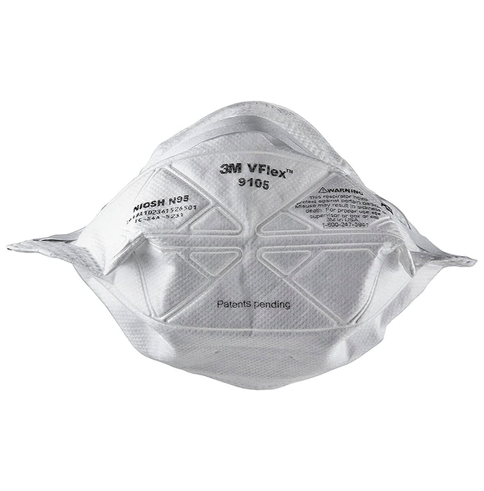 3M 9105 VFlex N95 Particulate Respirator Mask White
packet of 50 masks