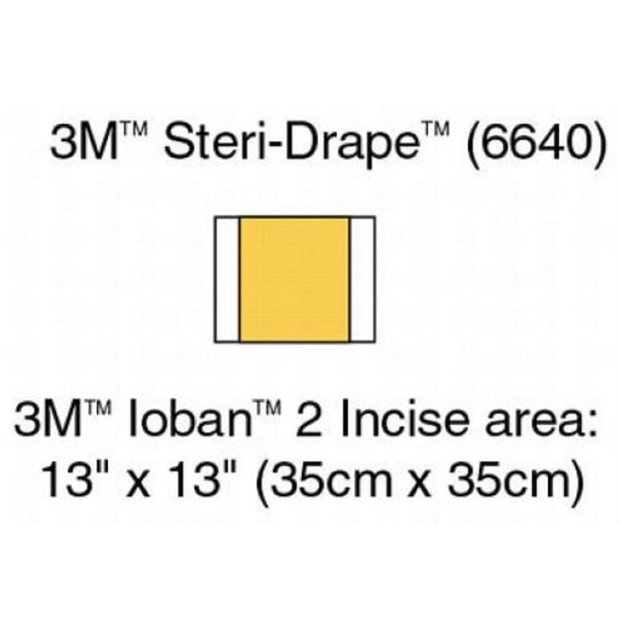 3M 6640 Ioban Antimicrobial Incise Drapes
box of 10 bandages