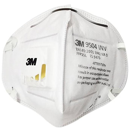3M 9504 INV P P2 Respirator Mask White
packet of 1 Mask