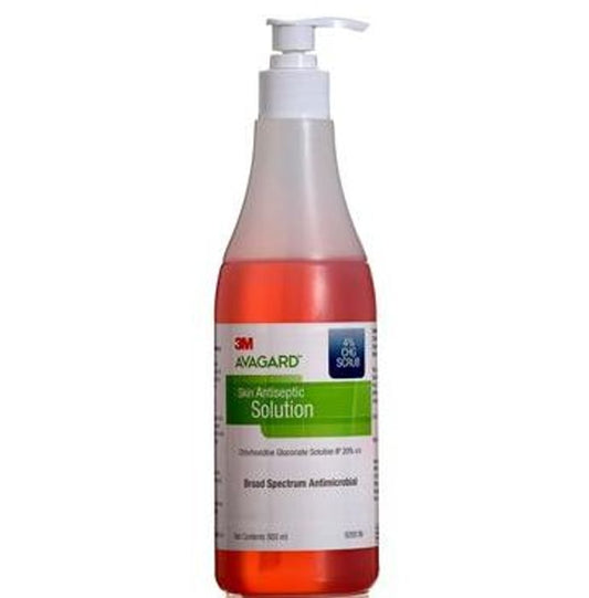 3M Avagard 4% CHG Scrub
bottle of 500 ml Solution