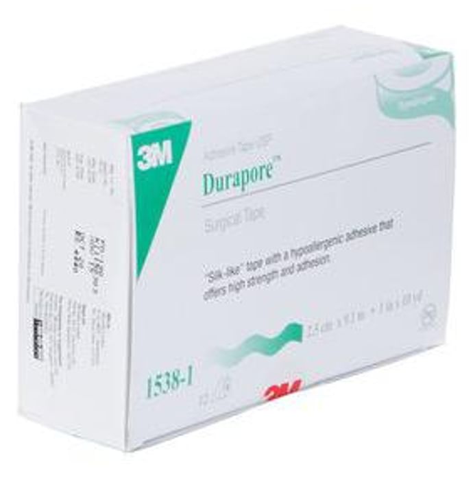 3M Durapore Tape 1538-1, 1 inch x 10 yard
box of 12 tapes