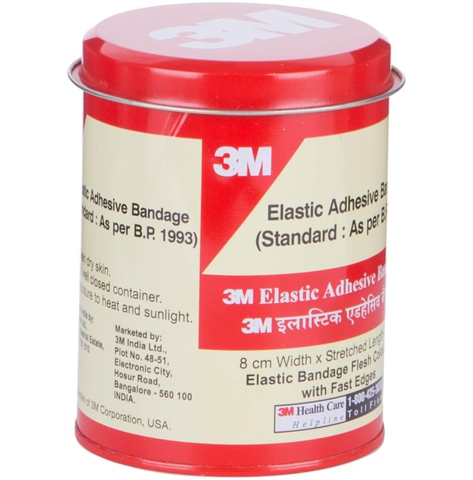 3M Elastic Adhesive Bandage 8 cm x 4/6 m
box of 1 Crepe bandage