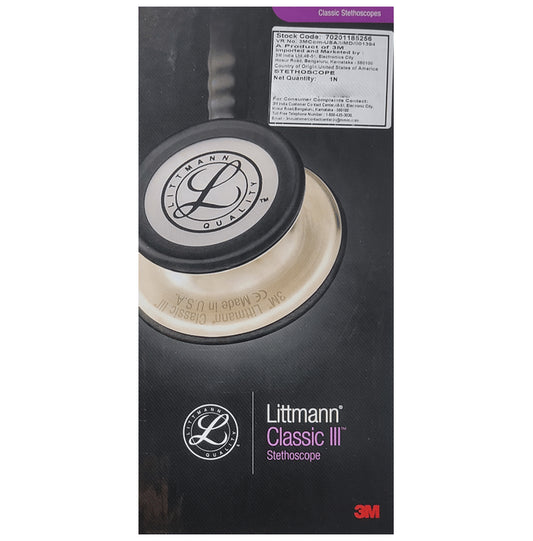 3M Littmann 5622 Classic III Stethoscope, Navy Blue Tube, 27 inch
box of 1 Unit