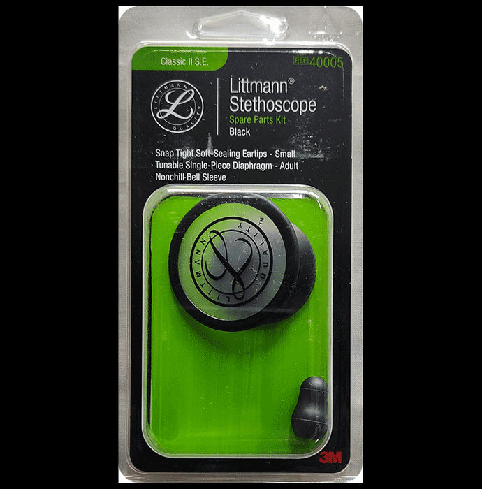 3M Littmann 40005 Spare Parts Kit Black
box of 1 Device