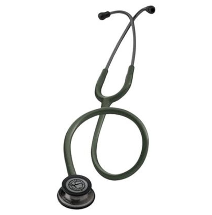 3M Littmann Classic III Stethoscope, Smoke-Finish, Dark Olive Green Tube, 27 inch, 5812
box of 1 Unit