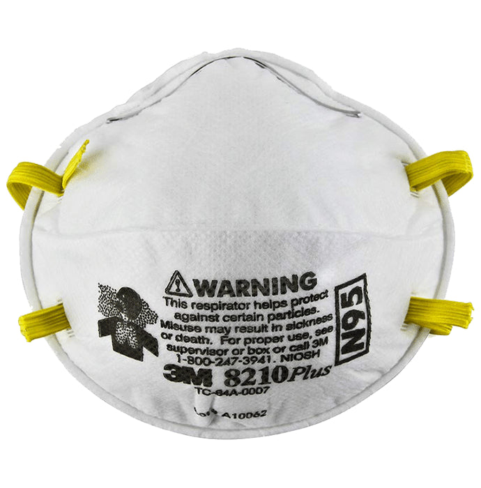 3M N95 8120 Plus Particulate Respirator Mask White
packet of 20 masks