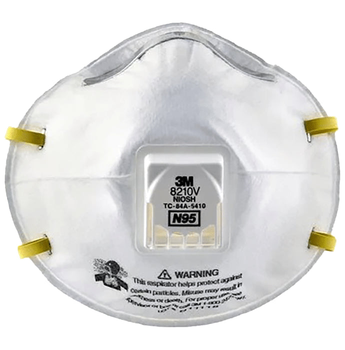 3M N95 8210V Particulate Respirator Mask White
packet of 20 masks