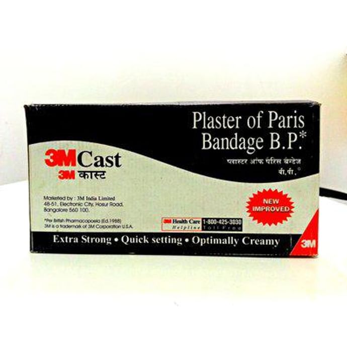 3M Plaster of Paris Cast B.P. 10cm x 2.7m
box of 12 Cast bandages