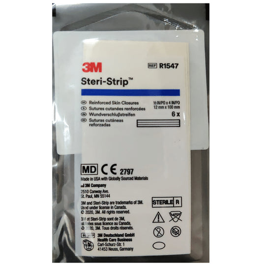 3M Steri-Strip Reinforced Adhesive Skin Closures R1547
packet of 1 Strip