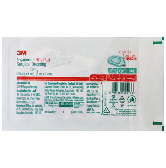 3M Tegaderm HP+ Pad 8582IN (5 X 7) cm
packet of 50 pad for dressing