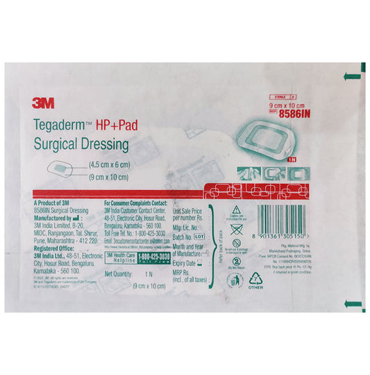 3M Tegaderm HP+ Pad 8586
packet of 1 Film