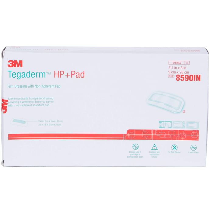 3M Tegaderm HP+ Pad 8590IN
packet of 25 pad for dressing