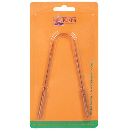 5 Kosha Copper with Handle Tongue Cleaner
packet of 1 Unit