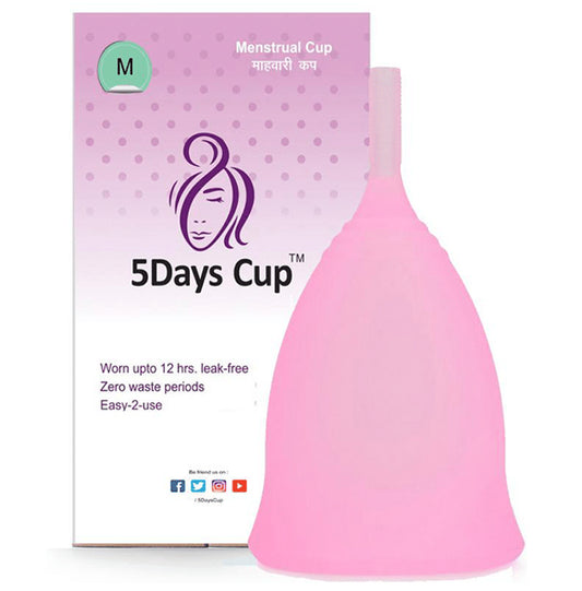 5DaysCup Reusable Menstrual Cup Large Pink
box of 1 Unit