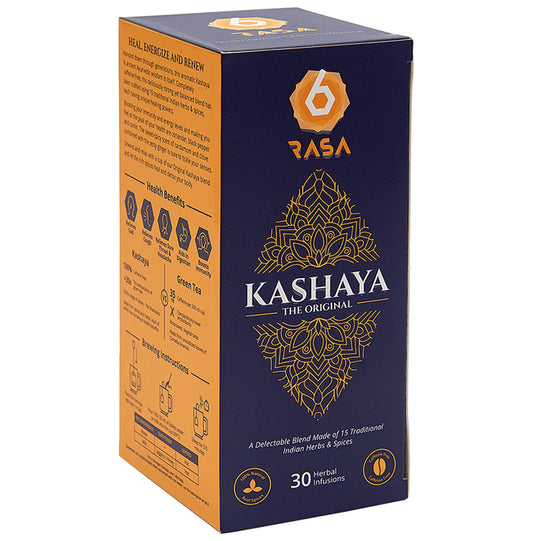 6 Rasa Kashya The Original Herbal Infusion Tea Bag (2.5gm Each)
box of 30 tea bags