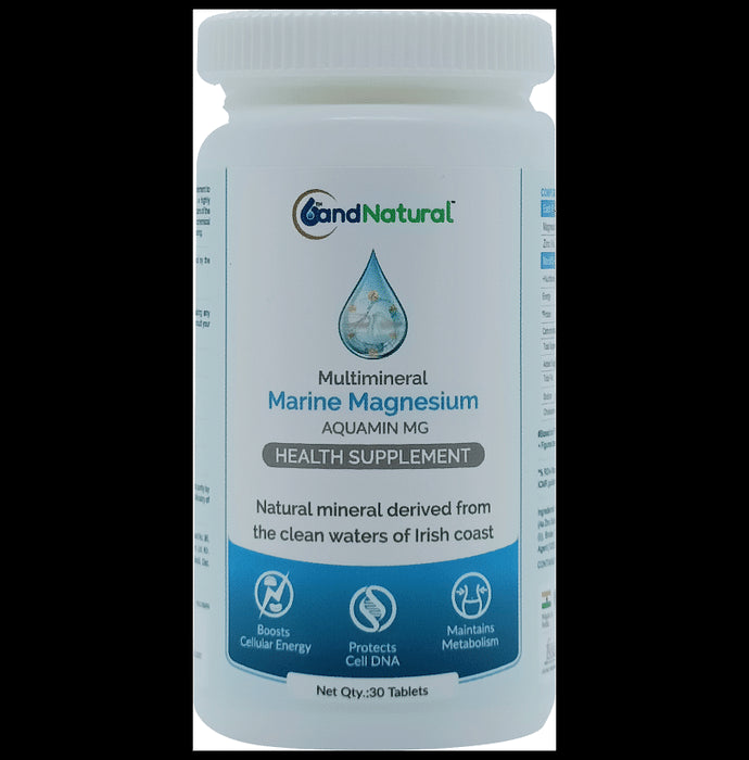 6th and Natural Marine Magnesium Aquamin Mg Tablet
bottle of 30 tablets