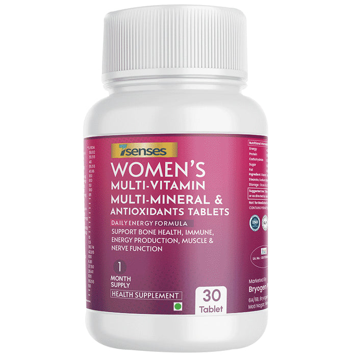 7 Senses Women's Multivitamin Multi mineral & Antioxidants Tablet
bottle of 30 tablets