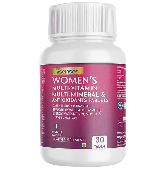 7 Senses Women's Multivitamin Multi mineral & Antioxidants Tablet
bottle of 30 tablets