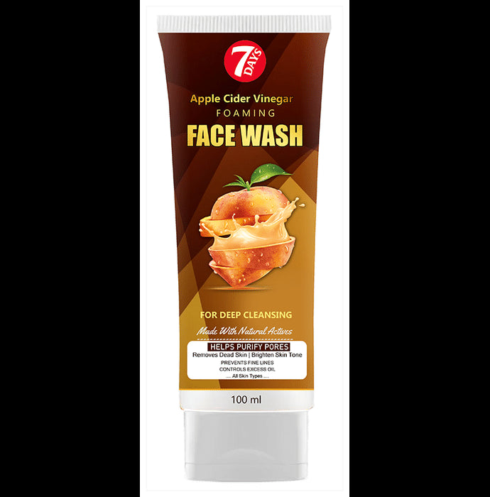 7Days Apple Cider Vinegar Foaming Face Wash
tube of 100 ml Face Wash