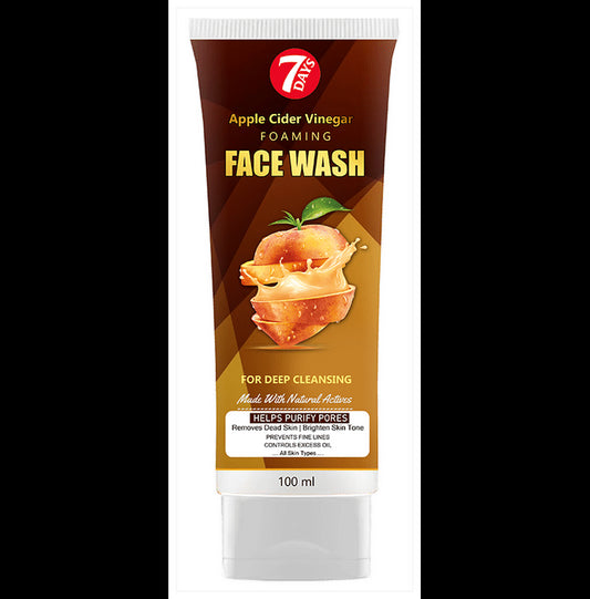 7Days Apple Cider Vinegar Foaming Face Wash
tube of 100 ml Face Wash