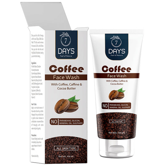 7Days Coffee Face Wash
tube of 100 gm Face Wash