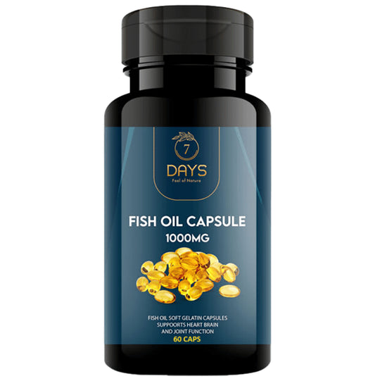 7Days Fish Oil 1000mg Capsule
bottle of 60 capsules