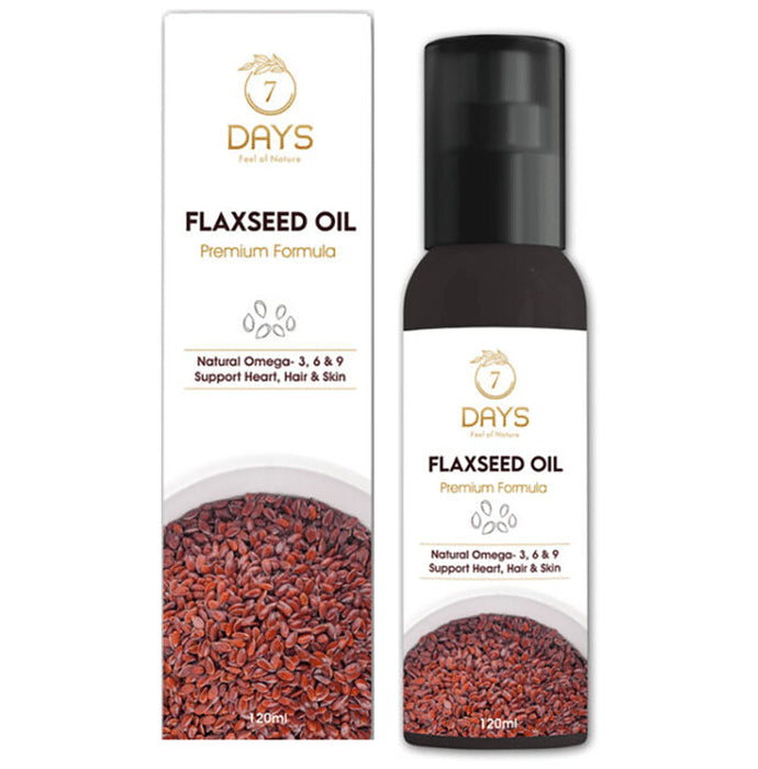 7Days Flaxeed Oil
pump bottle of 120 ml Oil