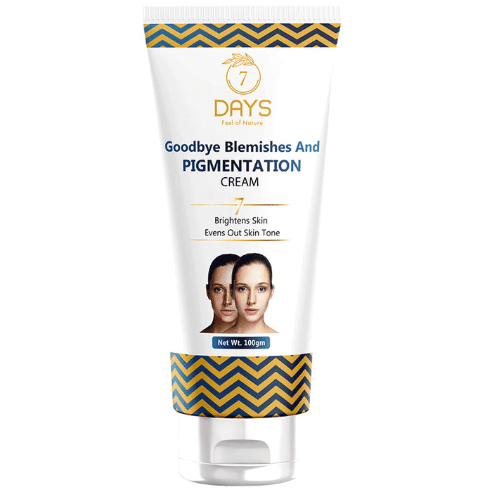 7Days Goodbye Blemishes and Pigmentation Cream
tube of 100 gm Cream