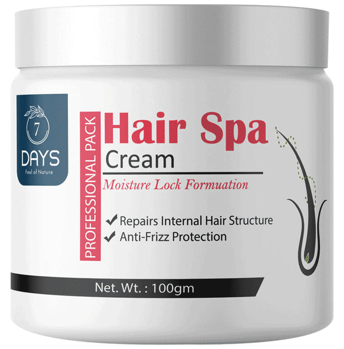 7Days Hair Spa Cream
jar of 100 gm Cream