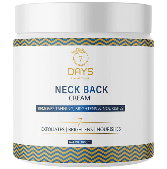 7Days Neck Back Cream
jar of 100 gm Cream