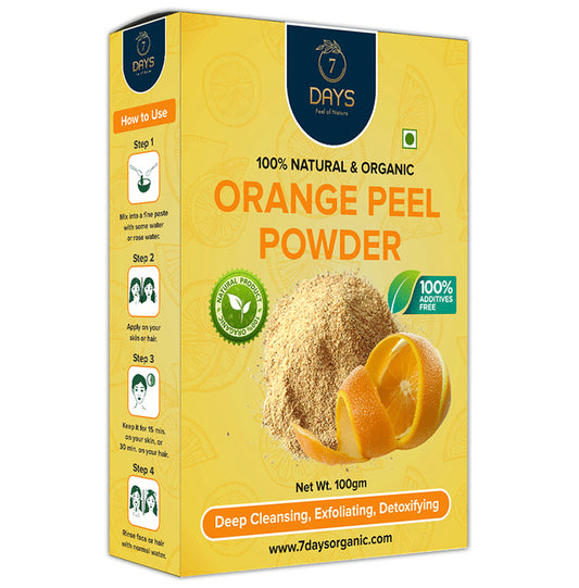7Days Orange Peel Powder
box of 100 gm Powder