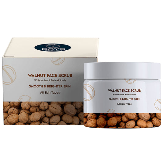 7Days Walnut Face Scrub
box of 100 gm Scrub