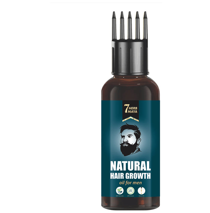 7Herbmaya Natural Hair Growth Oil for Men
bottle of 100 ml Oil
