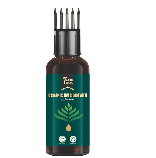 7Herbmaya Organic Hair Growth Oil for Men
bottle of 100 ml Oil