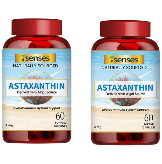 7Senses Astaxanthin 4mg Softgel Capsule (60 Each)
combo pack of 2 bottles
