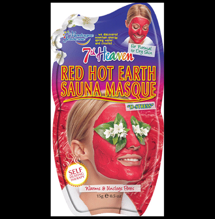 7th Heaven Face Mask Red Hot Sauna
packet of 15 gm Face Mask