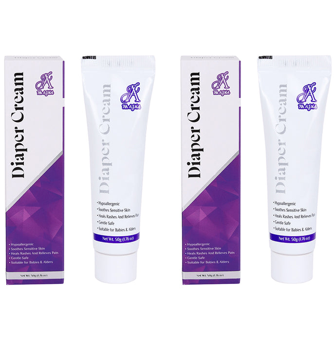 7thAjma Diaper Cream (50gm Each)
combo pack of 2 Packs