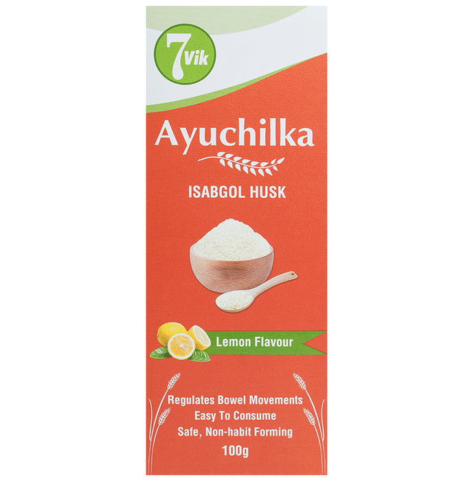 7vik Ayuchilka Isabgol Husk Lemon
box of 100 gm Husk