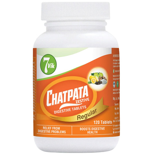 7vik Chatpata Zestive Digestive Tablet
bottle of 120 tablets